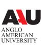 Anglo-americká vysoká škola logo